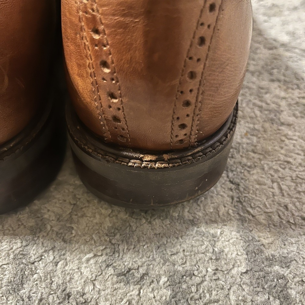 Cole Haan Grand OS Saddle Oxford Men's 10.5 M Brown Leather Lace Up Shoes C28884 - Picture 5 of 10